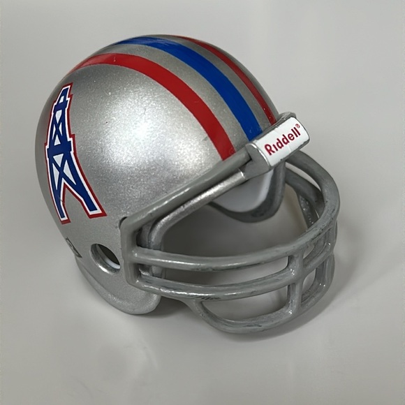 Houston Oilers NFL Vintage Pocket Pro Mini Riddell Football Helmet - Picture 2 of 6